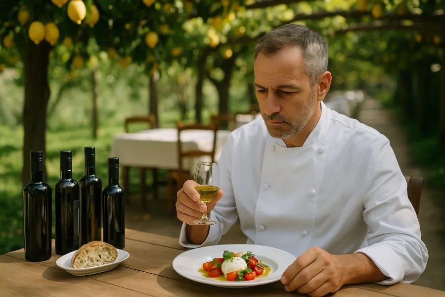Ristorante d’Olio: scelta degli extravergini