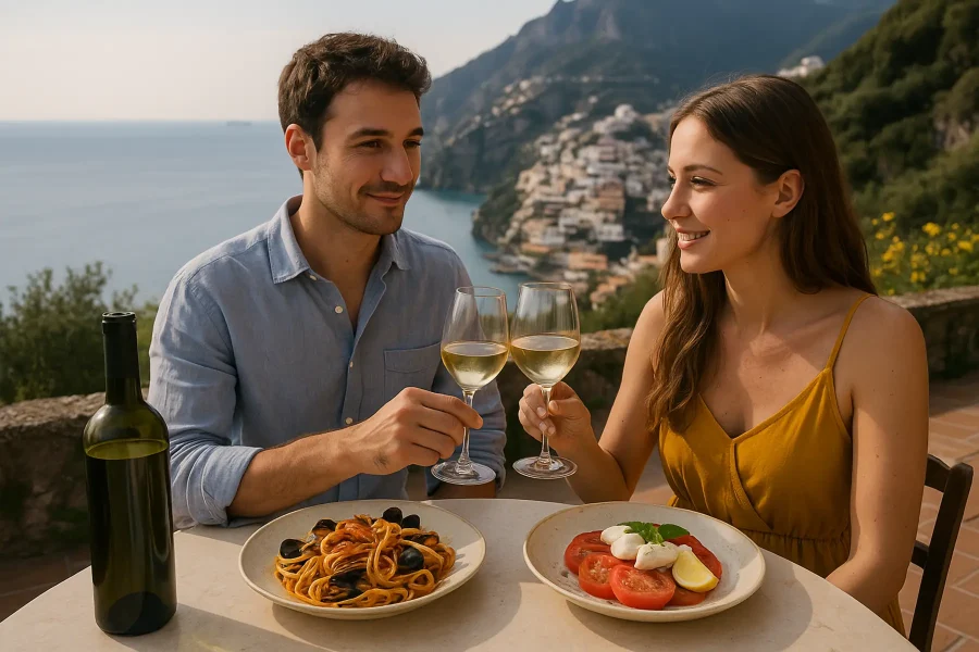 Vini Costa d’Amalfi DOC e pairing con i nostri piatti